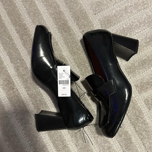 Lane Bryant | Faux Leather Loafer Heel (Wide Width) - Picture 4 of 8